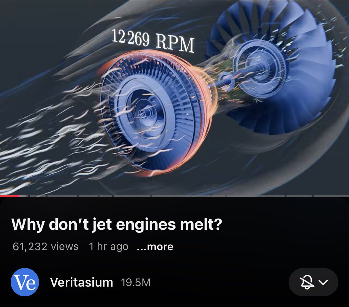 VishakhRanotra's tweet image. It’s wild how much engineering goes into a single turbine blade inside a jet engine. It’s one of the hardest things humans manufacture.

These blades are made from nickel-based superalloys with a melting point around 1250°C, yet they’re expected to survive operating temperatures…