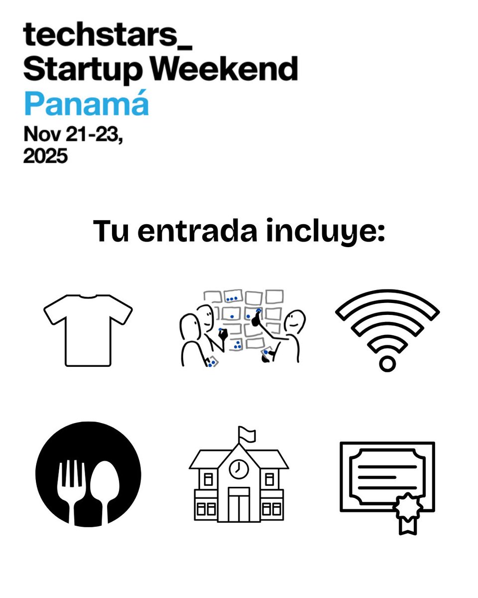 AjoemPanama's tweet photo. ¿Te apasiona innovar, crear o emprender?

¡Este es tu momento! 💡

Sé parte del Techstars Startup Weekend Panamá – 7ma edición, el bootcamp donde ideas se convierten en proyectos reales.

📅 21 al 23 de noviembre de 2025
📍 UIP
🔗 Regístrate en: https://t.co/VGjZHvZJi3 https://t.co/d1sfRT3gEN