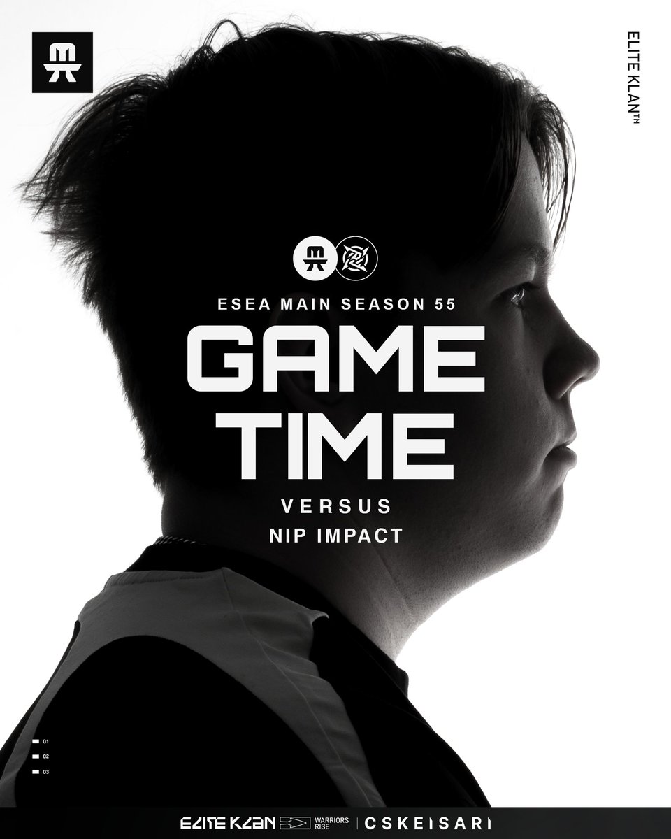 Last week of the regular season 🤝

🕘 21:00 EET
🆚 <a href="/NIPCS/">NIP CS</a> Impact
📺 twitch.tv/eliteklangg
🎙️ <a href="/TheRamses8/">TheRamses</a> 

#WarriorsRise