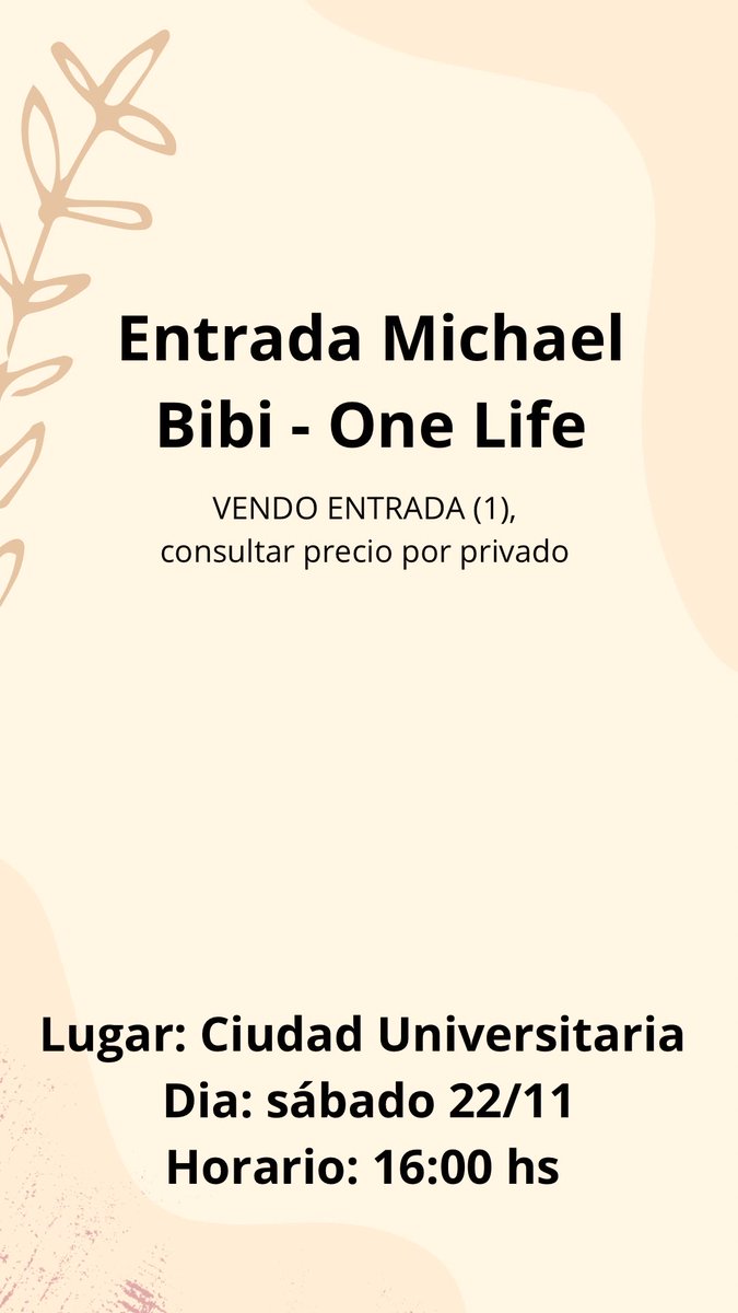 Si alguien quiere o le interesa me chifla