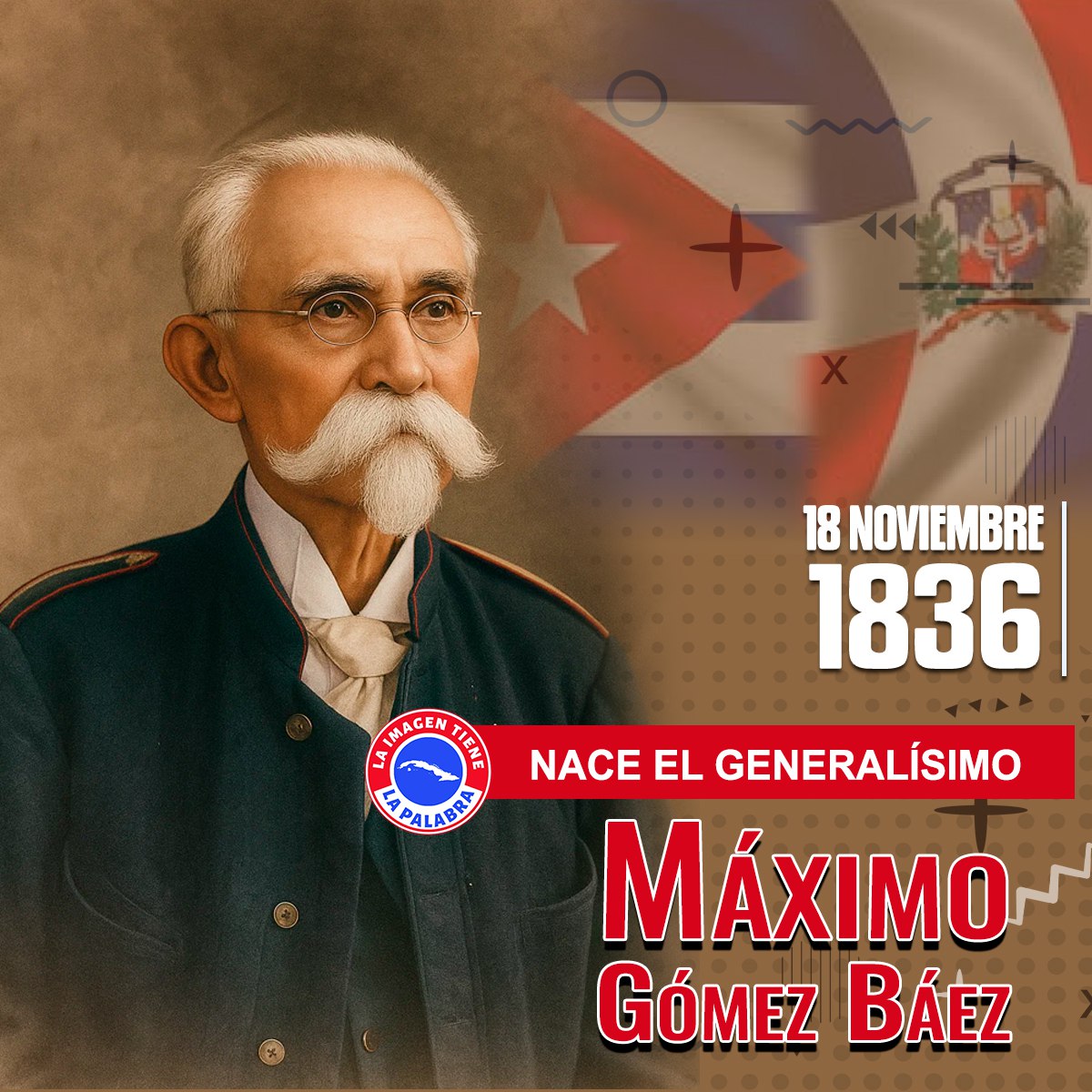 Mariano12650734's tweet image. #Fidel “Máximo Gómez debió considerarse cubano, ciento por ciento, mil por mil, desde el primer día en que empuñó las armas en favor de la independencia de #Cuba . Y luchó 10 años, y fue el más brillante jefe y maestro de jefes cubanos”

#CubaViveEnSuHistoria