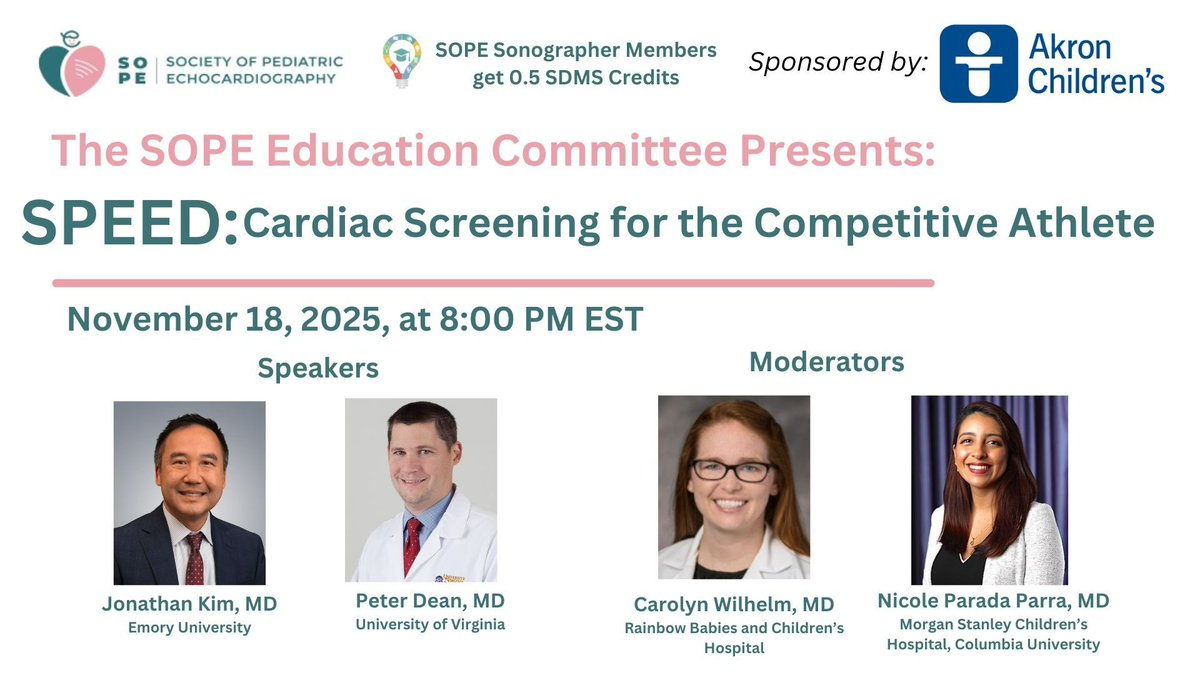 SOCIETY OF PEDIATRIC ECHOCARDIOGRAPHY tweet media