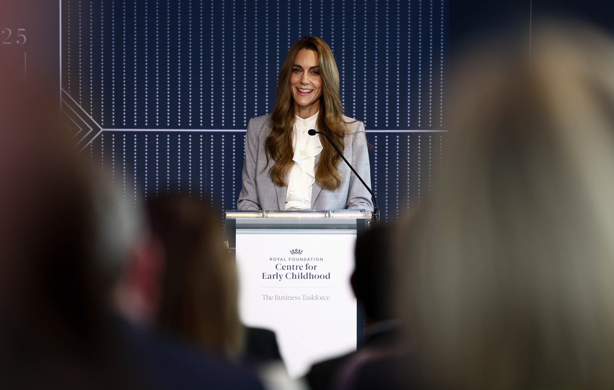 🇬🇧 HRH The Princess of Wales speaks at the Future Workforce Summit, hosted by The Royal Foundation Business Taskforce for Early Childhood, in London