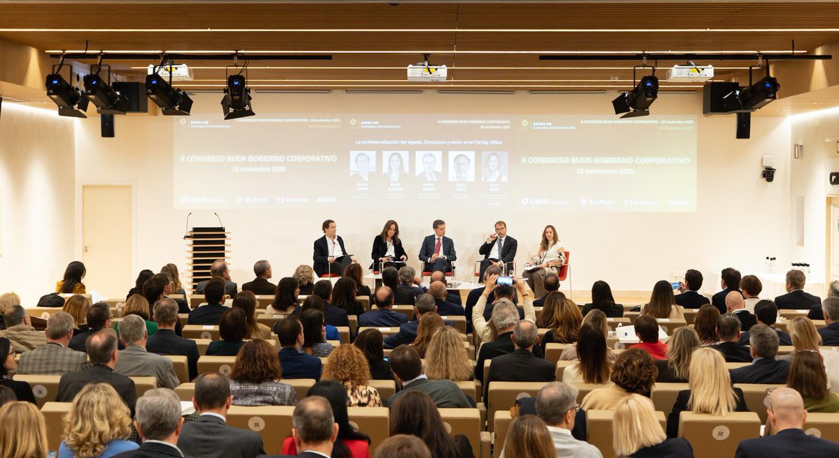 Cuarto panel moderado por Pilar Pérez: “La profesionalización del legado. Estructura y visión en el Family Office”

Borja Durán, Belén Alarcón, Javier Gimeno y Pablo Güell destacan la planificación patrimonial, la profesionalización y la gestión del legado.

#IGECongreso2025