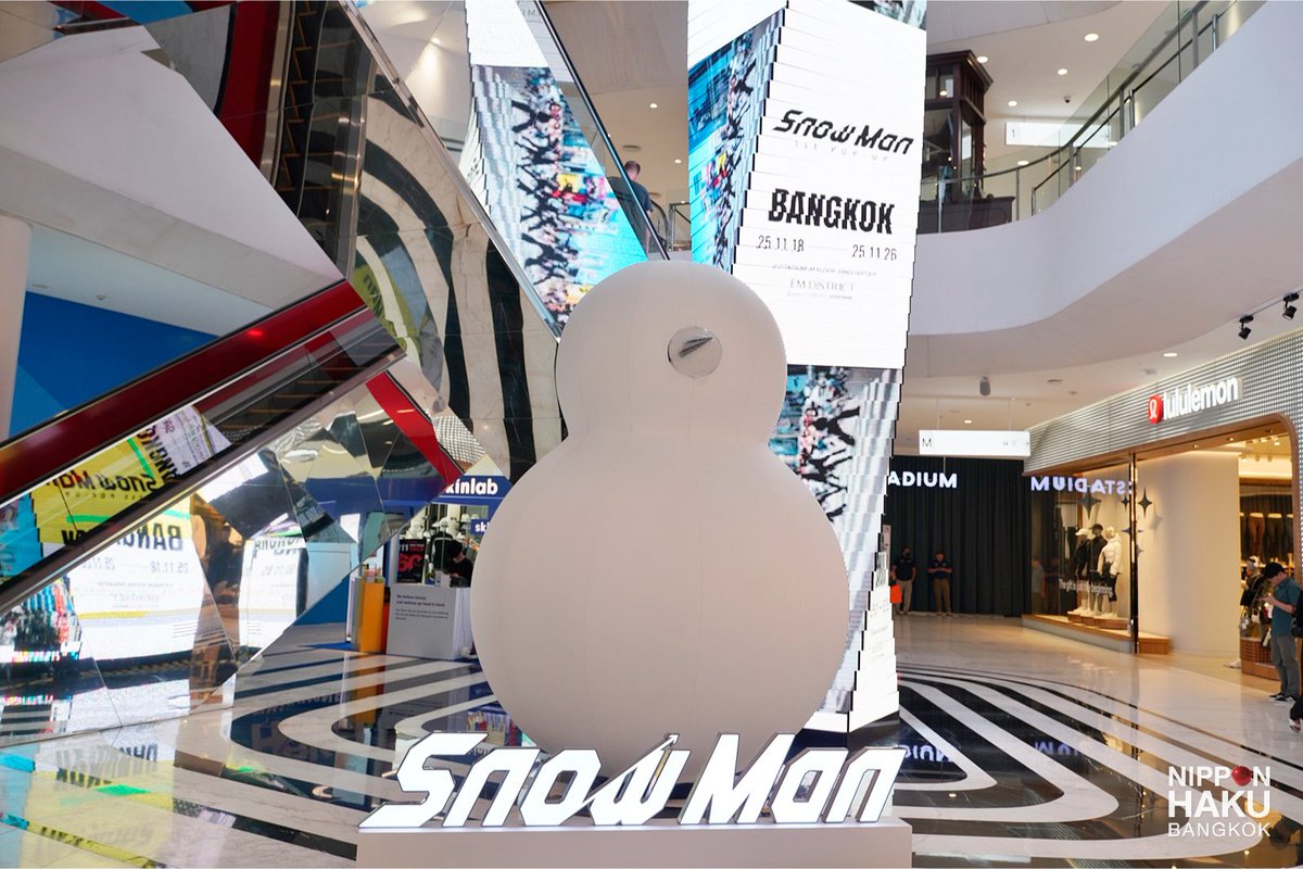 เริ่มแล้ววันนี้! 🎉 “Snow Man Pop-Up Store in Bangkok” ครั้งแรกใน