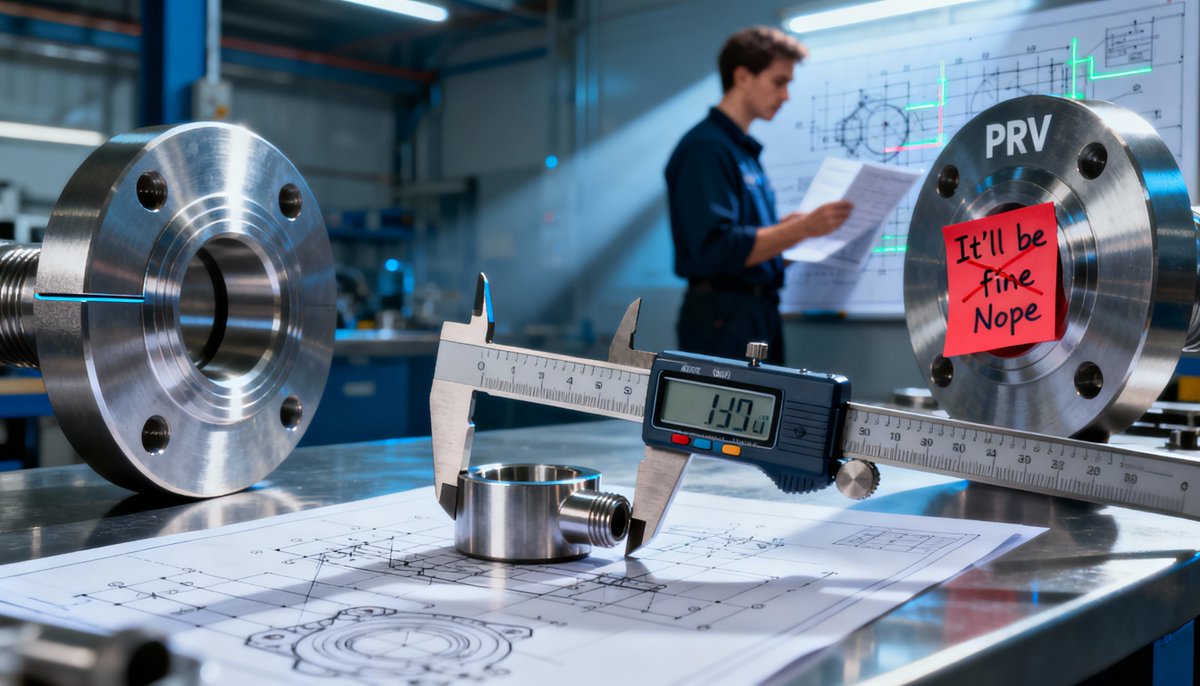 PRVEngineering's tweet image. When a supplier says, “That tolerance won’t make a difference,” it usually means it already has.  

Small errors compound into big delays. PRV’s job is to remove that uncertainty... with machining and fabrication that hit spec the first time. 

#UKEngineering #PrecisionMatters