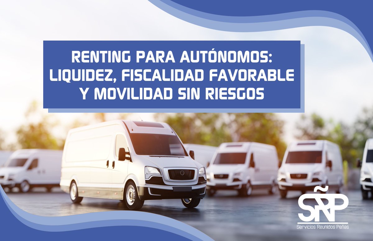 🟦 | TE INTERESA |

🧐RENTING PARA AUTÓNOMOS: LIQUIDEZ, FISCALIDAD FAVORABLE Y MOVILIDAD SIN RIESGOS

🗣️ <a href="/JoseMiGuada/">JoséMi Peñas</a>: "para el autónomo o la pyme, supone tener un coche nuevo sin preocuparse de la depreciación ni de las facturas imprevistas".
ℹ  serviciospeñas.com/2025/11/18/ren…