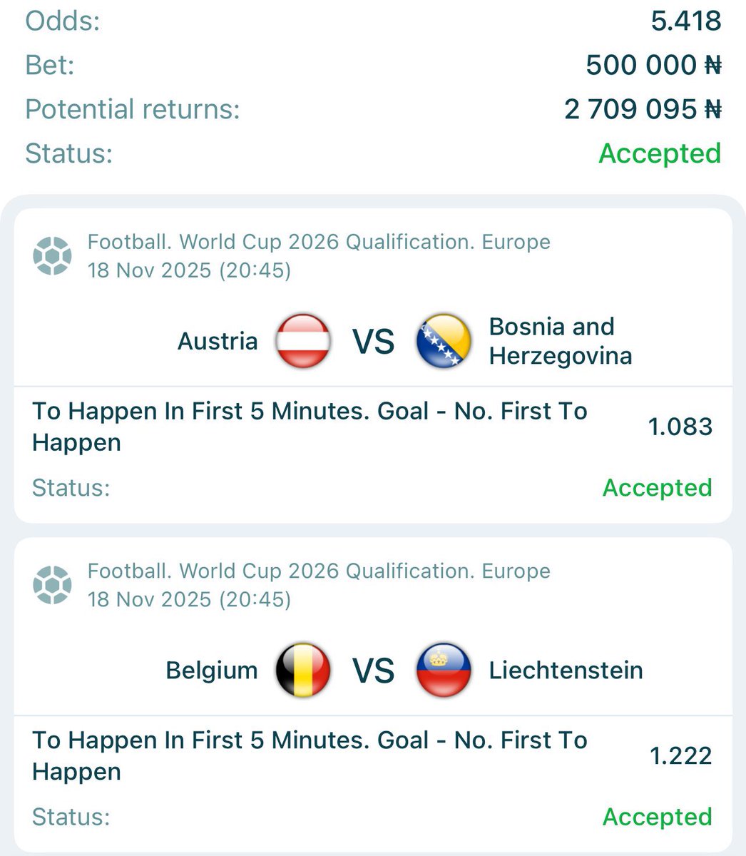 5mins Draw on 22bet_official 

5 odd

Code: C1KT4

Don’t have   22BET open now and fund your account then we start👇👇👇

✅ Link: tinyurl.com/LK22bet

✅ Promo code: LEVYK