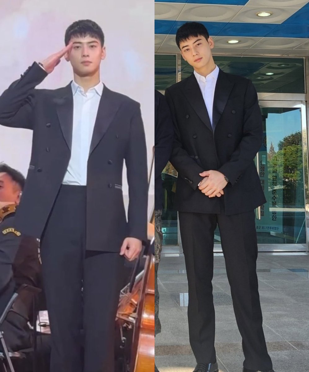 330film's tweet photo. cha eunwoo… a soldier looking this good should be illegal https://t.co/35Ghq5ipHG
