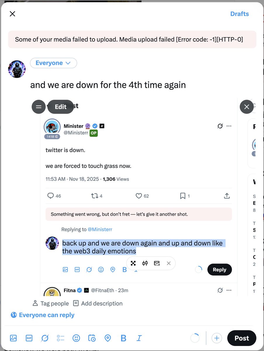 PirateLordX's tweet photo. 4 times now was trying to reply to Mini twice lol @Ministerr https://t.co/DguAfn05sP