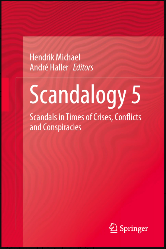 Here's my new chapter "Scandal as Ritual: the Case of Japan" for the edited volume Scandalogy 5, which was edited by <a href="/andrehaller/">André Haller</a> &amp; <a href="/HendrikMichael/">Michael Hendrik</a> and released by Springer last week: researchgate.net/publication/39…

#Scandal #Ritual #Japan #media