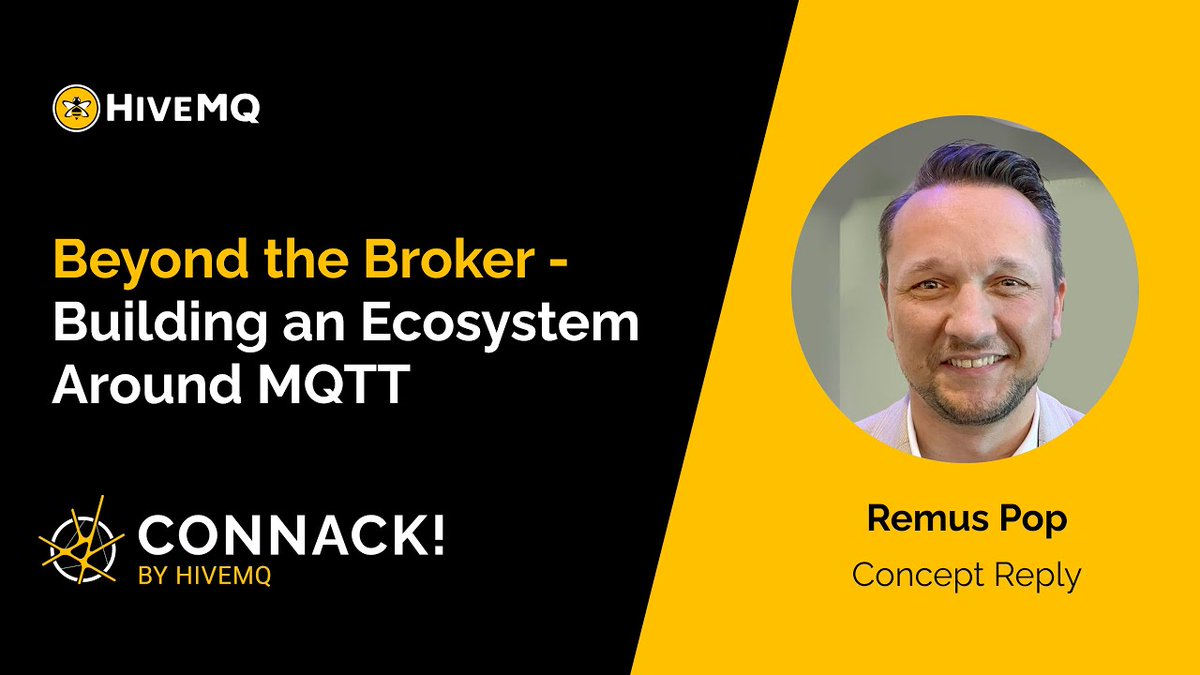 HiveMQ's tweet image. #MQTT is the backbone of industrial data, but the real power comes from the ecosystem you build around it. In his CONNACK Ep.5 keynote, Remus Pop urges the industry to think beyond protocols and brokers. Watch:  youtu.be/sOucYOs3RM0 

#UnifiedNamespace #Industry40