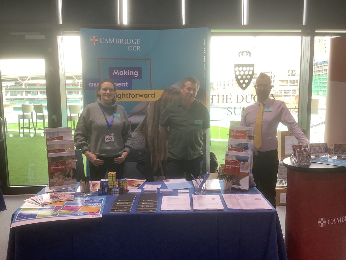 OCR_Maths's tweet image. We’re having a great time at @ThePiXLNetwork Maths Conference talking to you all!

Head over to our stand during lunch to find out about our quals &amp;amp; support! We’ve specifications, QPs &amp;amp; more to take away!

#maths #GCSE #Alevel #CoreMaths #mathsteacher #PiXLMaths #MathsConference