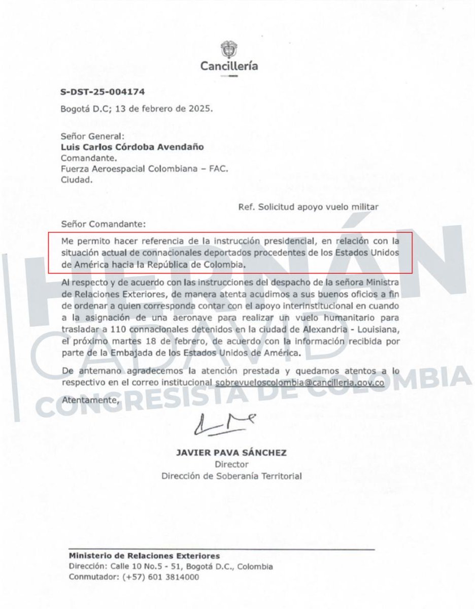 hernancadavidma's tweet image. 3. Así como consta en este documento, la Fuerza Pública se encuentra en cumplimiento de una orden de la Presidencia de la República 

¡Que costoso le ha salido el Petrismo a Colombia! 

Amplios con la plata ajena proveniente de impuestos de los Colombianos