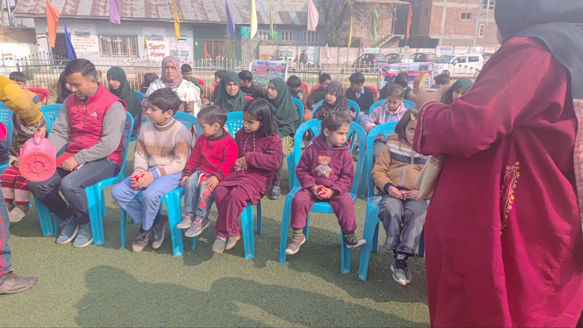 Feeling proud with the admission of newly blooming buds in government schools.