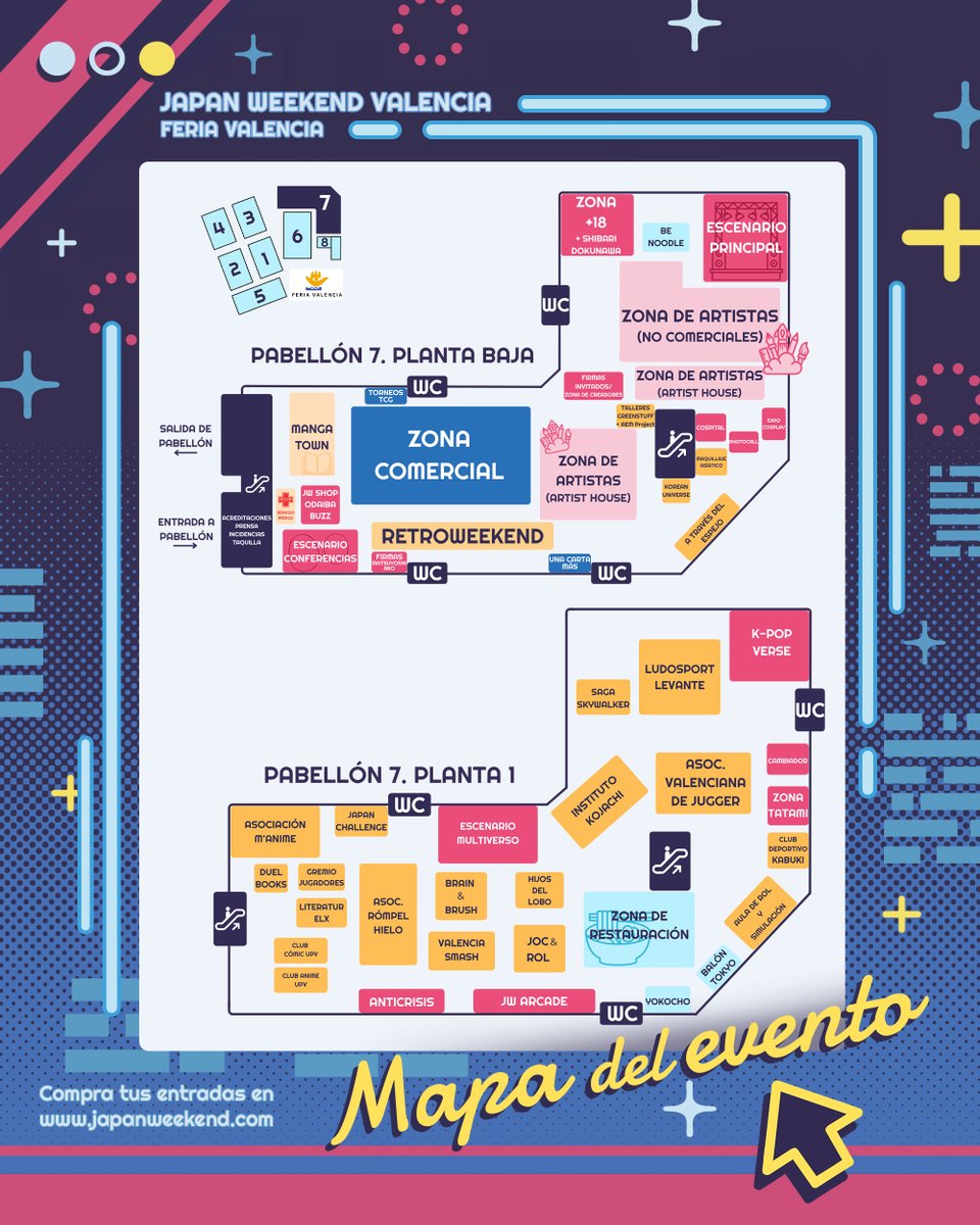 ¡Hoy presentamos el 𝐌𝐀𝐏𝐀 de #JapanWeekendValencia! 🔍✨

📥 Puedes verlo y descargarlo en mejor calidad en japanweekend.com/valencia/plano/

¿Nos vemos por allí? 👀