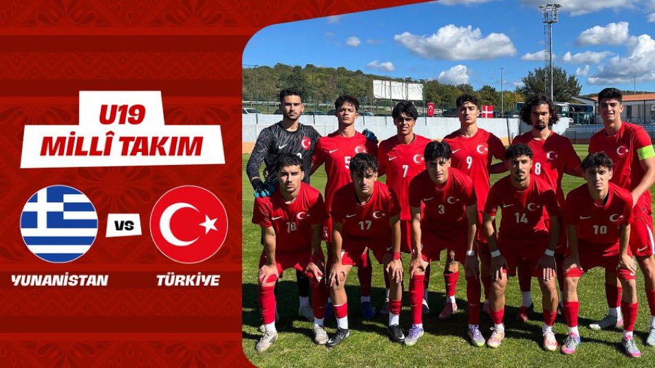 GS_Altyapi's tweet image. U19 Milli Takım| 
Yunanistan - Türkiye 
Saat: 16:00
Yayın: Türkiye Futbol Federasyonu Youtube Kanalı

Berat Luş ve Arda Ünyay maça ilk 11&apos;de başlayacak.