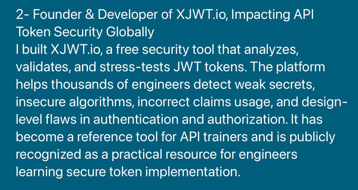 commando_skiipz's tweet image. I know this may feel a little unusual, but I chose to do it anyway.

The nomination form for API Security Person of the Year (ASPY) by @apisecu is officially open, and I have taken the bold step to nominate myself.

I believe my work this year has made meaningful contributions to…