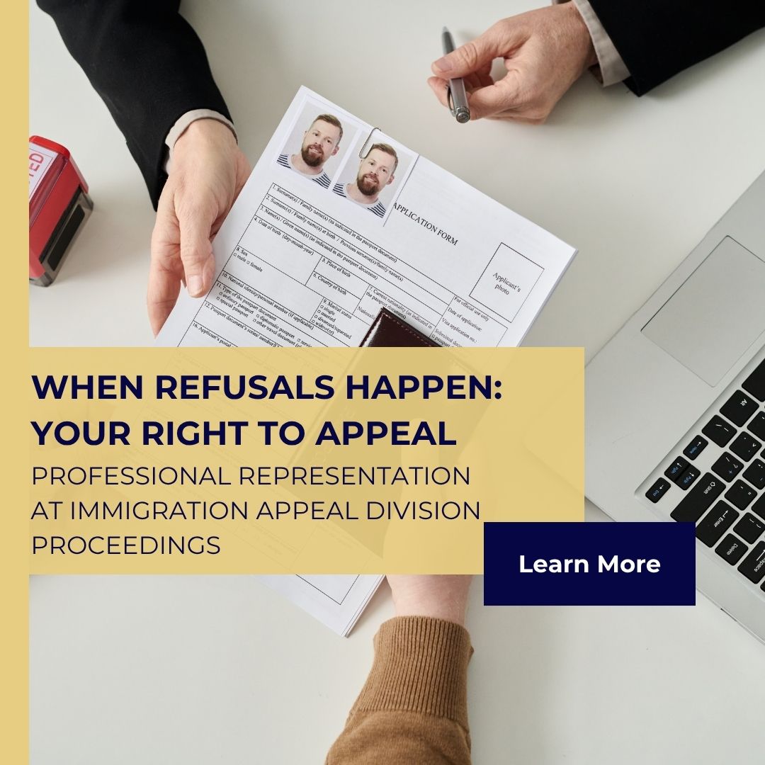 Many immigration refusals can be appealed to the Immigration Appeal Division with new evidence &amp; humanitarian factors. Appeals have strict 30-day deadlines. Professional representation dramatically improves success rates! ⚖️

#ImmigrationAppeals #IAD