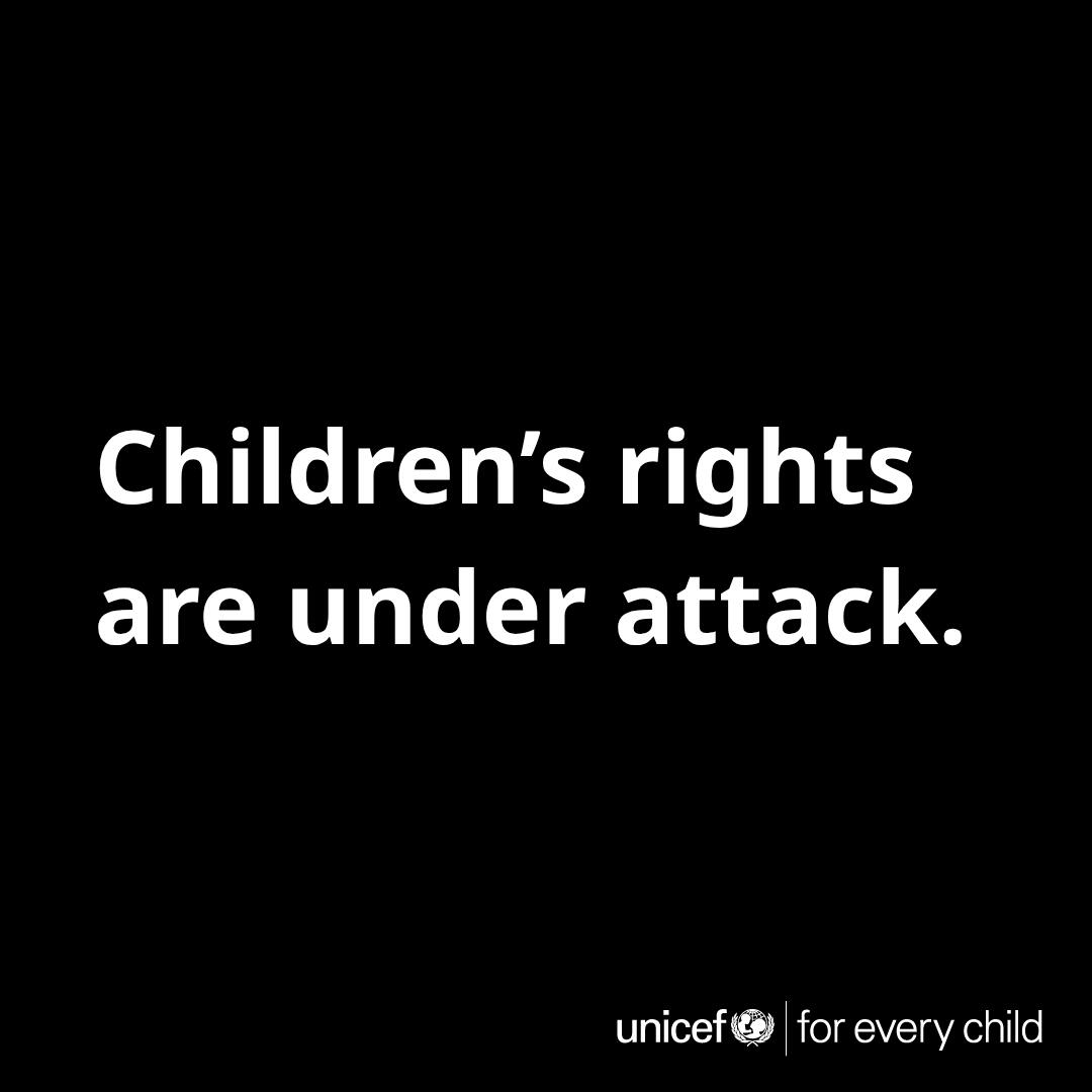 Rising child poverty, conflicts, climate shocks, and drastic funding cuts for life-saving services and supplies are robbing children of their futures.

We say: enough.

Child rights must be upheld through everyday actions and investment. #WorldChildrensDay