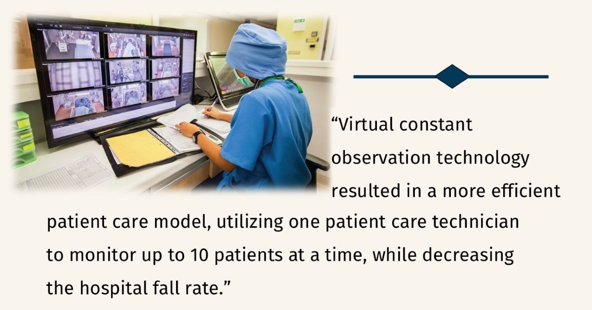 NurMgt_online's tweet image. Find out how the use of virtual observation reduced fall rates, positively impacted nursing staffing models, and saved costs at one campus in an academic health system.
ow.ly/7bJl50XtgcV
#RemotePatientMonitoring #VirtualObservation