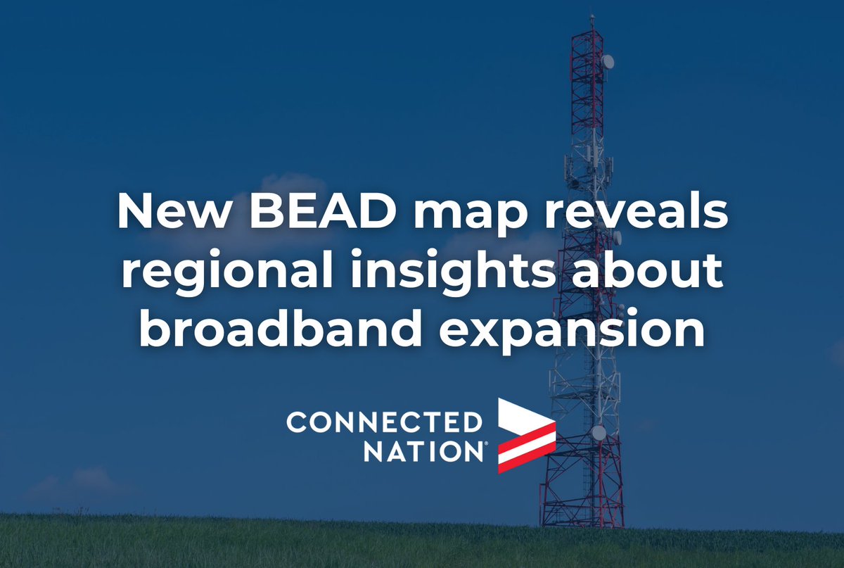 Want to understand BEAD progress at a glance? The new #ConnectedNation BEAD map breaks down costs, tech types, and state trends in broadband buildout. 

Check it out ➡️ bit.ly/483w0eA

#DigitalDivide #BEAD