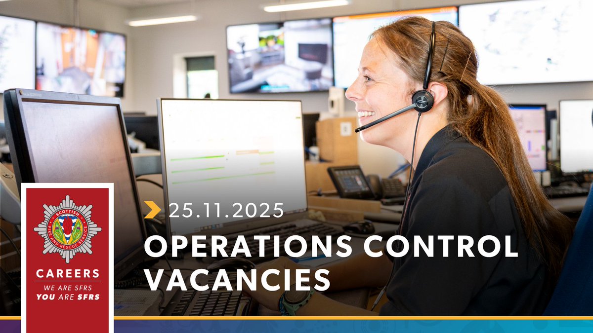 fire_scot's tweet image. Our Operations Control staff support people in their time of need and help us respond quickly and safely to emergencies.

Vacancies in Dundee, Johnstone and Edinburgh open on Tuesday, 25 November.

Do you have what it takes? ⬇️

ow.ly/hbRH50XtqsJ