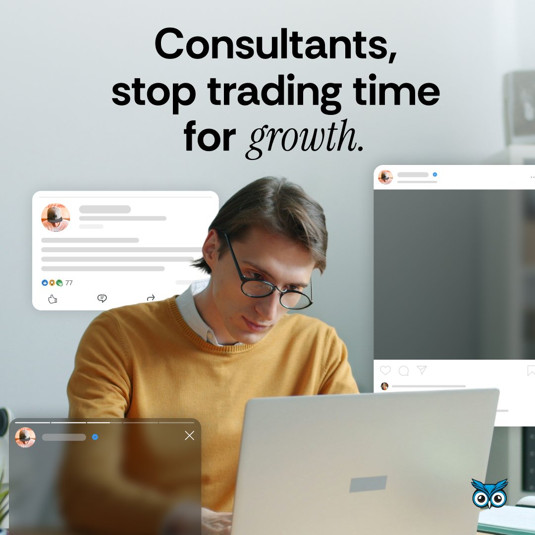 OWLIai's tweet photo. ⏳ Consultants: every hour on content is an hour not scaling.
🦉 Owl.i simplifies content so you can focus on growth, not struggle.
👉 Work smarter. Grow faster.
🔗 Check out OWL.I - https://t.co/8r76aRxmGQ
#ConsultingBusiness #GrowthHacks #OwlDotI https://t.co/5hmNzWQESe