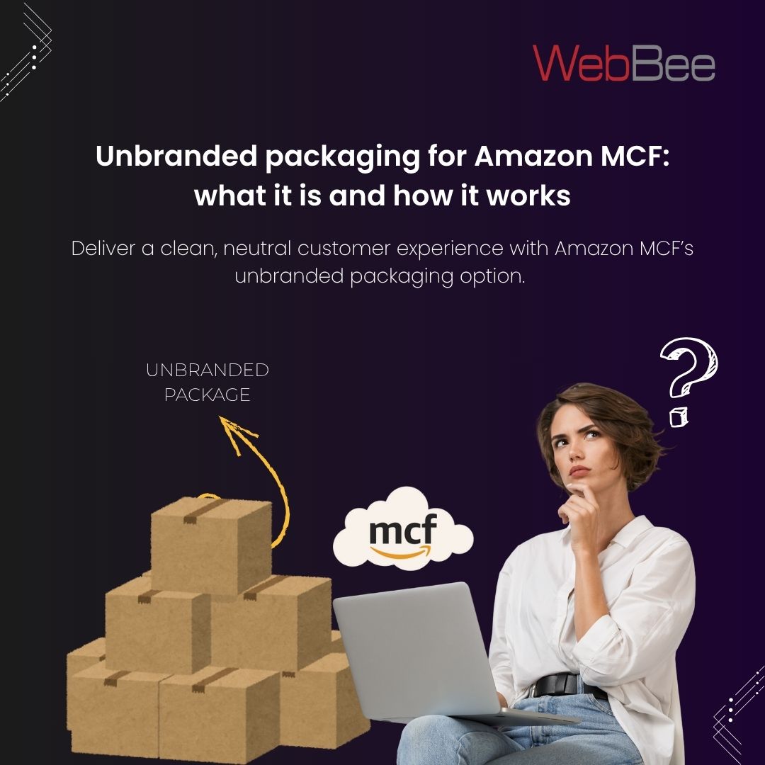 webbeeglobal's tweet image. Big News! 

📦 Unbranded packaging for Amazon MCF is here. Maintain your brand identity even with Amazon&apos;s fast fulfillment. 

Need help integrating MCF with your store? Contact us to Know More!

#MultiChannel #AmazonMCF #BrandControl #Shipping