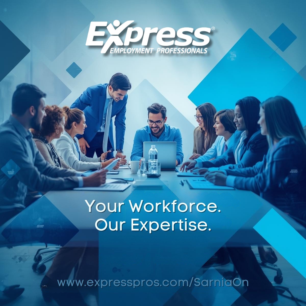 Strong teams don’t happen by accident.
Partner with Express for proven hiring expertise.
Your workforce. Our expertise.