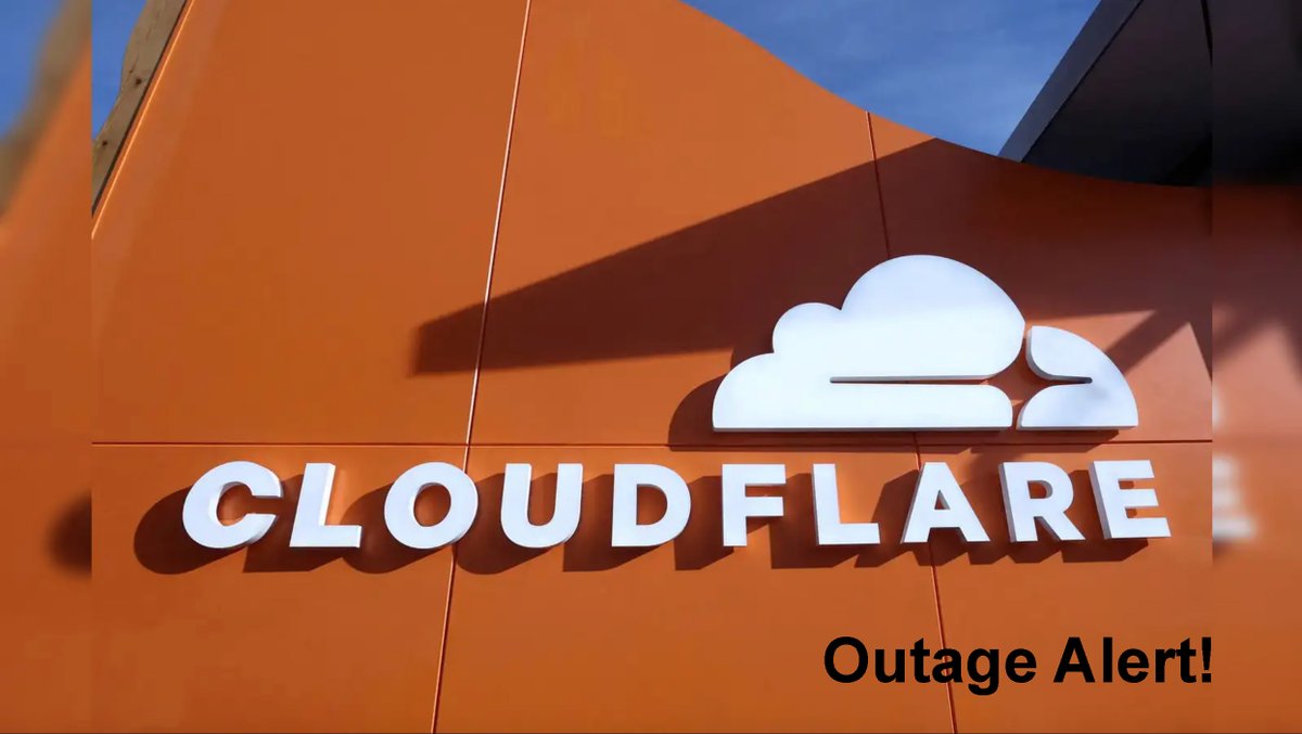 PulseMarketing's tweet photo. Heads up! You may notice that numerous major websites and online services are down today. This is because the internet infrastructure company Cloudflare was hit by an outage early this morning, knocking several major websites offline. https://t.co/mMp8PVEihL