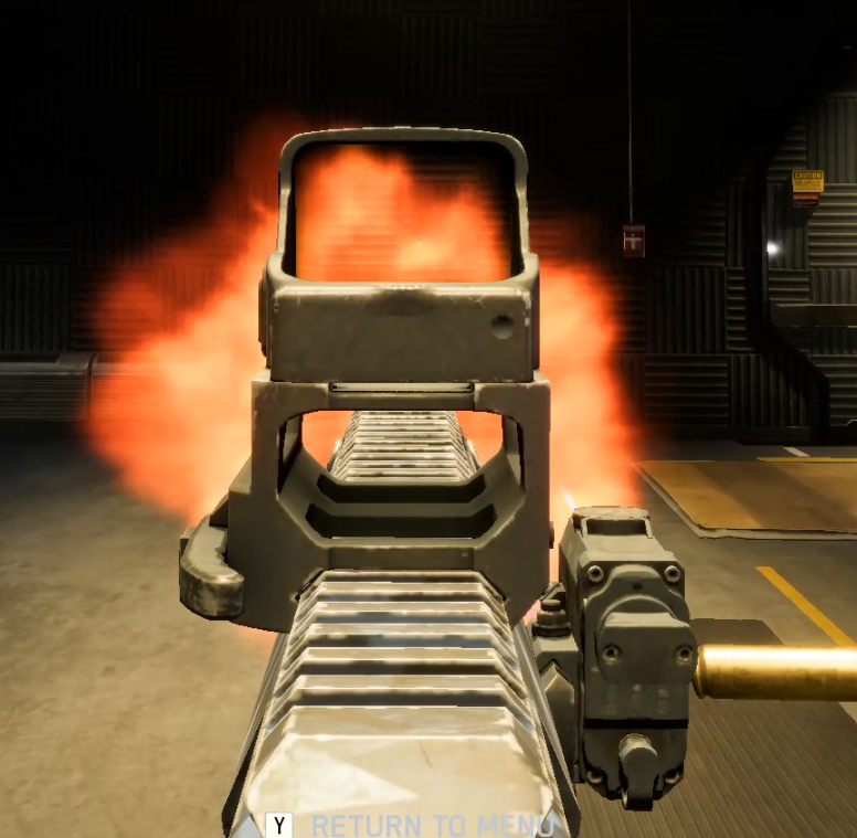 R7PTORBF's tweet image. What in the world is this new muzzle flash? Select no muzzle and you&apos;re basically blinded by the muzzle flash.

I would like to see what I am shooting at if that is possible. @DRUNKKZ3