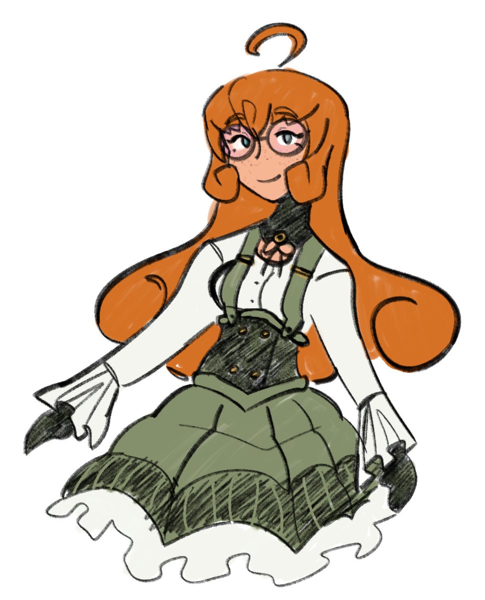 ever since I saw glasses penny on my timeline she has NOT left my head
i need to experiment some different lens shapes on her

#rwby #pennypolendina