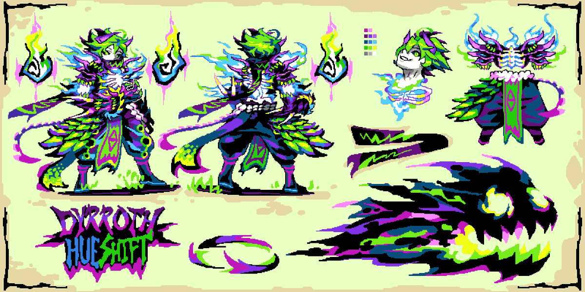 We're drawing today #pixelart #ドット絵 #characterdesign