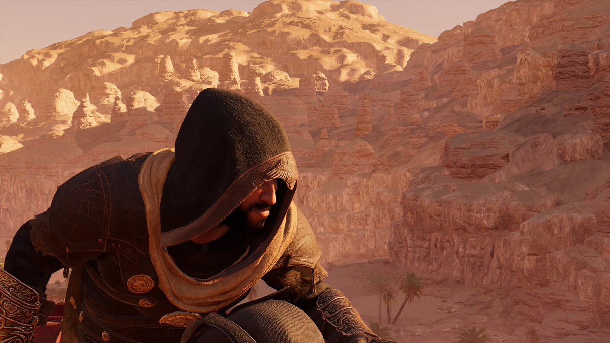 _Racylion's tweet image. A leap of faith over AlUla&apos;s deserts.. 
#PS5Share, #ValleyofMemory
#AssassinsCreedMirage