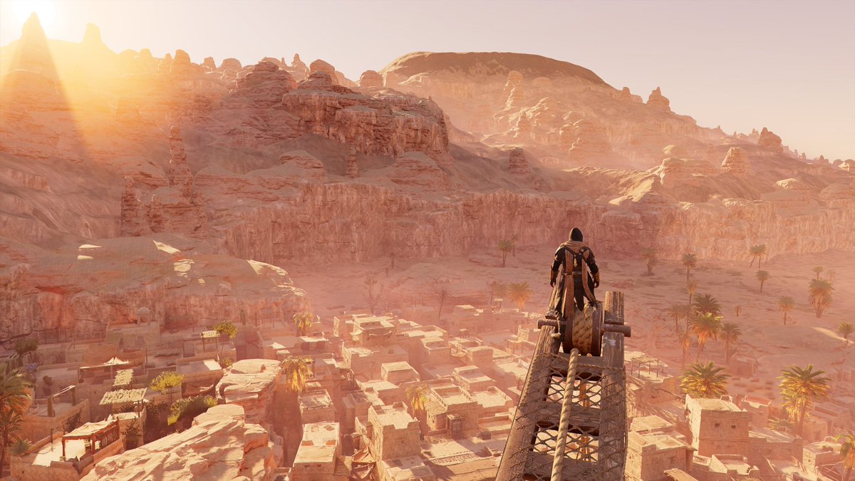 _Racylion's tweet image. A leap of faith over AlUla&apos;s deserts.. 
#PS5Share, #ValleyofMemory
#AssassinsCreedMirage