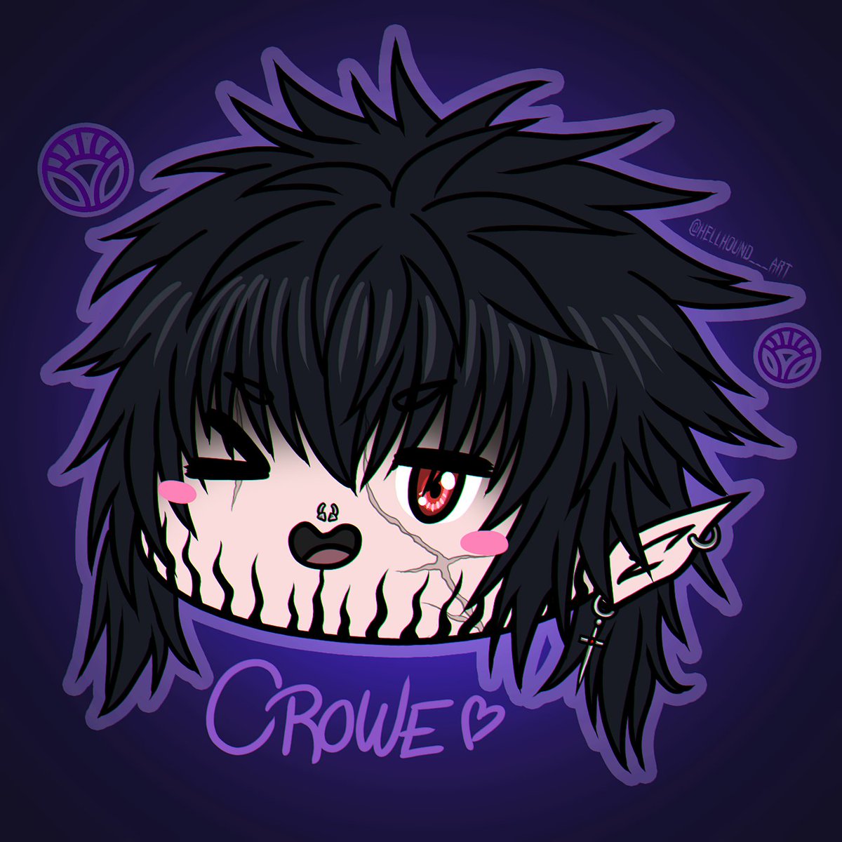 ADORABLE COMMISSION FROM <a href="/hellhound___art/">⛤🩸𝔅𝔥𝔞𝔞𝔩𝔰𝔭𝔞𝔴𝔫 𝔑𝔬 𝔏𝔬𝔫𝔤𝔢𝔯🩸⛤</a> 
LOOK HOW CUTE MY BABIES AREEE!😭

PLEASE PLEASE GO CHECK HER OUT!!🥰