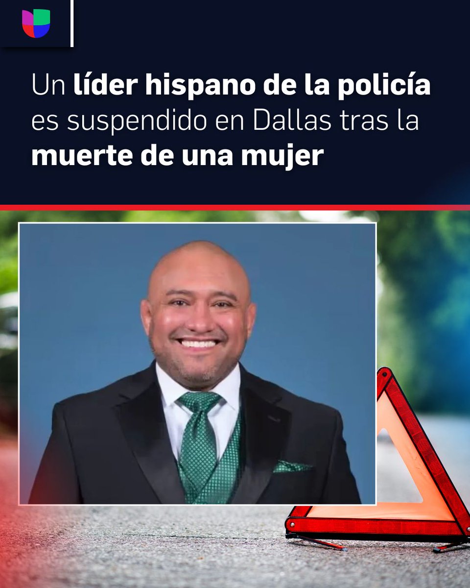 Jaime Castro, policía hispano de Dallas, fue suspendido mientras revisan cómo se manejó un atropello mortal 👉🏻 uni.vi/pGOV106qlZc
