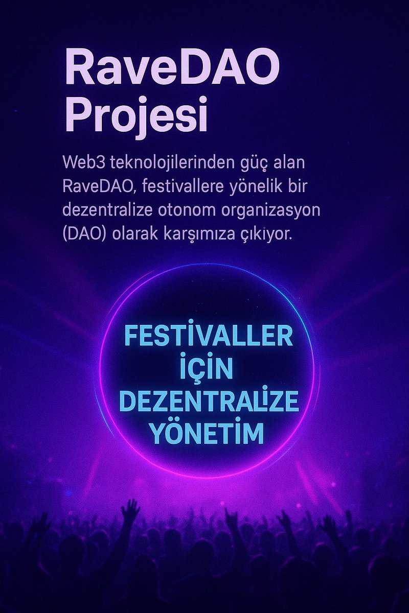 Doomnftt's tweet image. $RAVE Token: VIP Erişimden Artist İş Birliklerine Kadar Yeni Nesil Kültür Ekonomisi

@RaveDAO nun token modeli sadece bir “utility token” değil, gerçek bir kültür ekonomisi aracı.

$RAVE token sahipleri:

VIP davetlere ve özel backstage alanlarına erişebiliyor

Yeni chapter açmak…