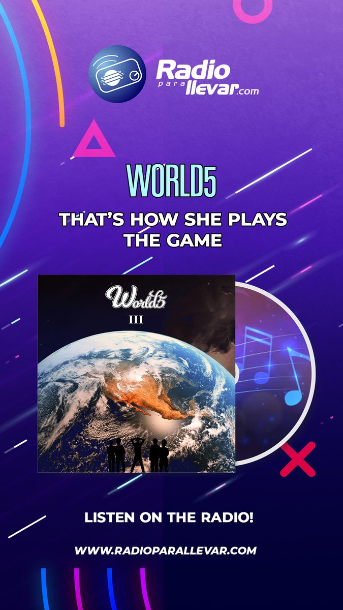 World5music's tweet photo. #poprock #NowPlaying #Panama #CostaRica #PuertoRico #Nicaragua #Dominican #musicshower #radio #Listen @ParallevarRadio #world5 https://t.co/GK6sqsVzFx