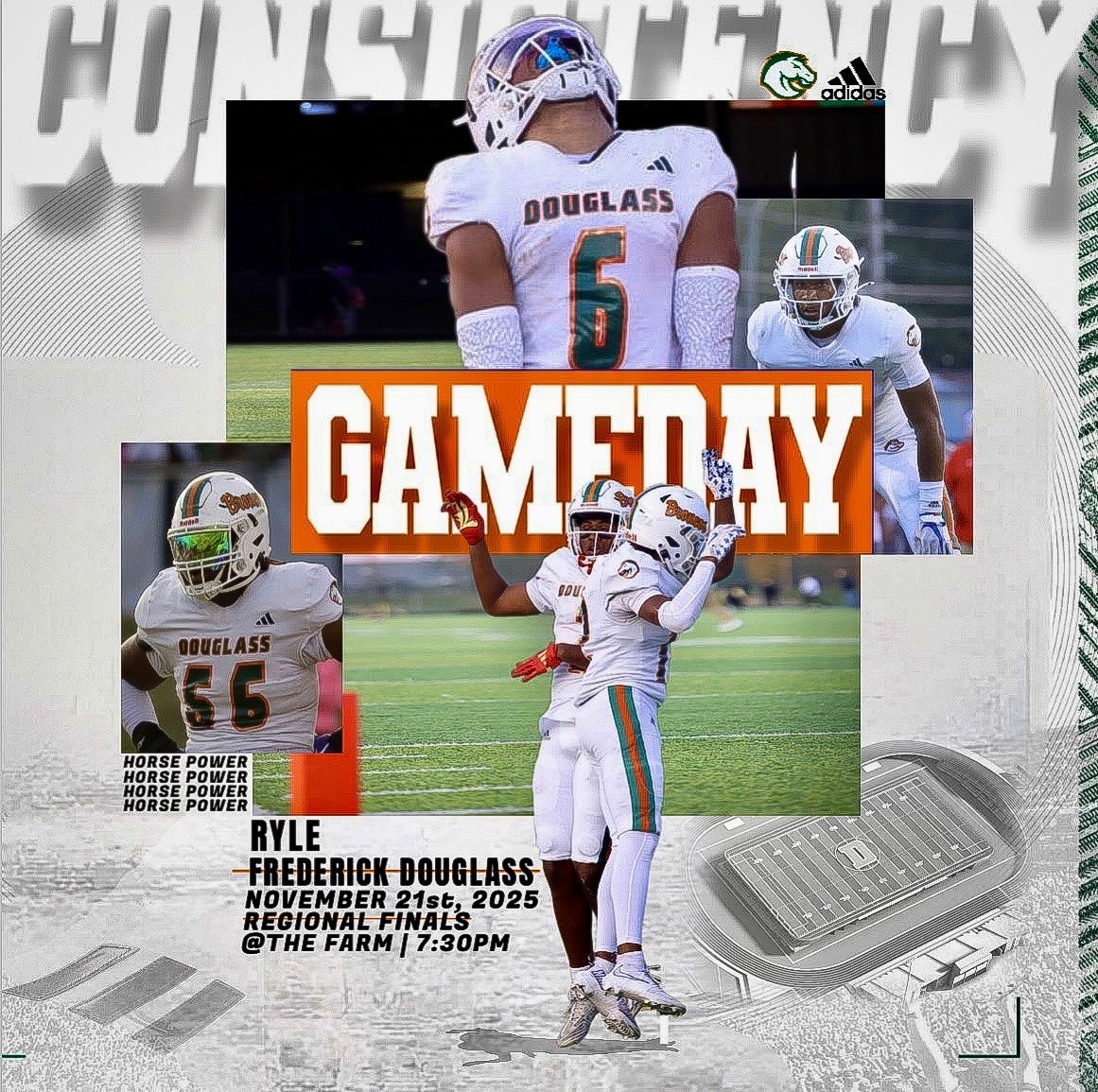 FDouglassFB's tweet image. REGIONAL CHAMPIONSHIP GAME ON THE FARM FRIDAY NIGHT 7:30 KICKOFF AGAINST AN OUTSTANDING TEAM @ryleraiderfball @RyleAthletics
GO FAN LINK ONLY NO CASH BOX AT GATE: gofan.co/event/5442519?………
@FDHSATHLETICS
@FDHS_Cheer
@FDHSacademies
@FDHSSTAMPEDE
@cgwacademy
@coachnatemcpeek