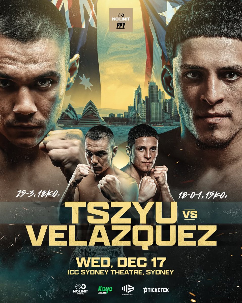MoBoxingNP's tweet image. Just announced 📣 Tim Tszyu returns on Wednesday, December 17th in Sydney, Australia 🇦🇺