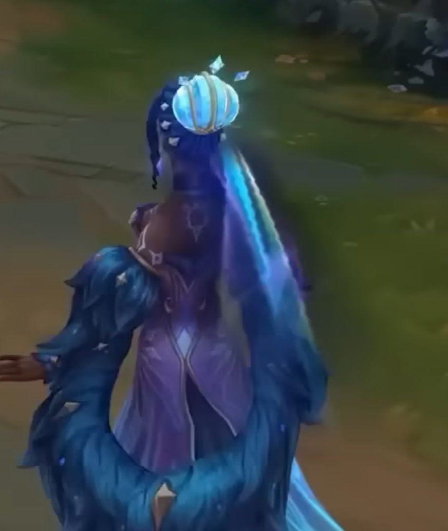 Riot really regrets not giving Mel a hair rig on her base skin now, huh? 💀