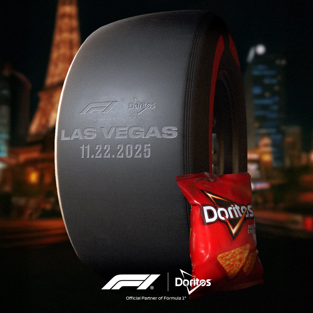 Doritos's tweet image. time to hit the gas @f1