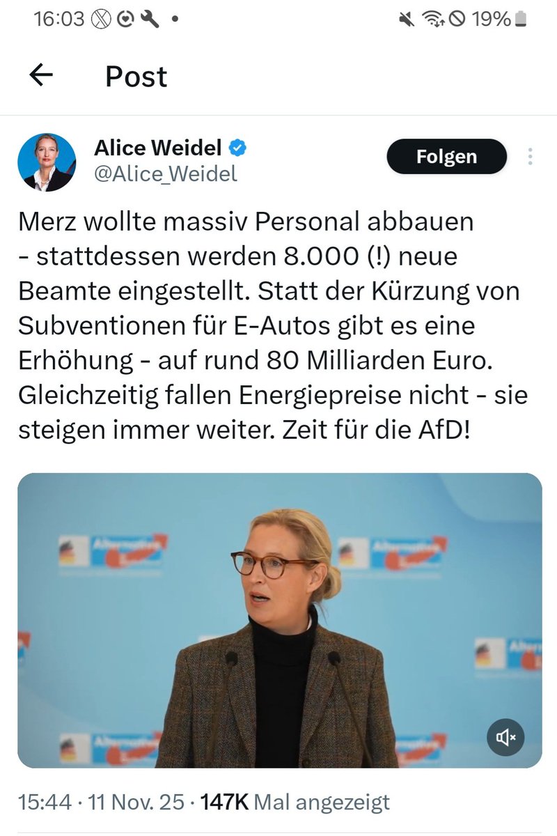 ShadowOfTheHell's tweet image. Nur bei weitem nicht richtig weil mit der Wahrheit hat sie es auch bei weitem nicht.
Aber da tut sich die AfD ha nicht mit schwer, Lügen das sich die Balken b(rechen) gebogen sind fir schon zu viel 
#Polarisierung #WahrheitStattHetze #FaktenCheck