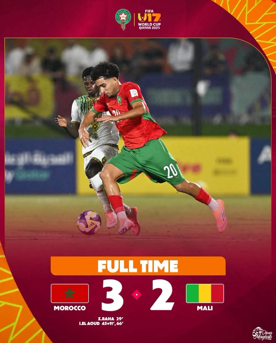 الطريق الى نهائي المنديال
قميص ثقيل .. كاريزما عالية ..
 فكر آخر .. تكتيك مختلف ..    
ديما مغرب 🇲🇦🫡