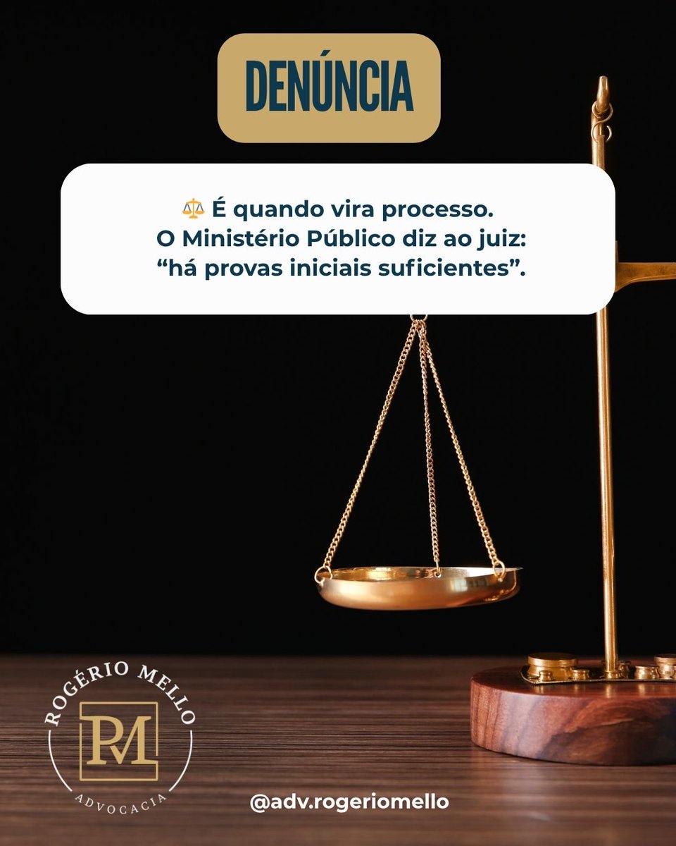 rogmelloadv's tweet image. Investigação, indiciamento e denúncia não são a mesma coisa. Cada fase tem efeitos jurídicos próprios e exige estratégias diferentes.
A defesa começa antes do processo — com informação.

#DireitoPenal #ProcessoPenal #AdvocaciaCriminal