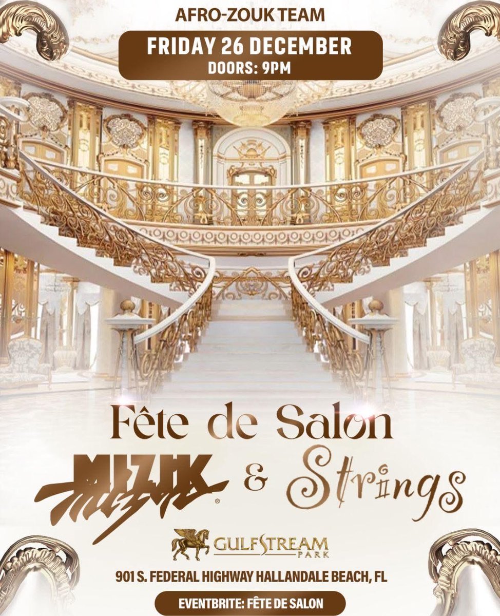 Amazing party this Dec 26th. Get your tickets early. eventbrite.com/e/fete-de-salo…