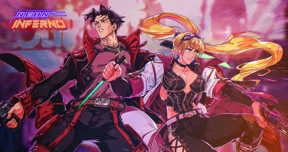 AngryangryD's tweet image. ⚡️NEON INFERNO NOV 20th!⚡️

I can’t believe it’s almost finally here! The game launches this week and we have physical preorders open with @LimitedRunGames featuring artwork by yours truly! Be sure to get your copy locked in!

Thank you for having me @ZenoviaLLC @Retroware 🙏…