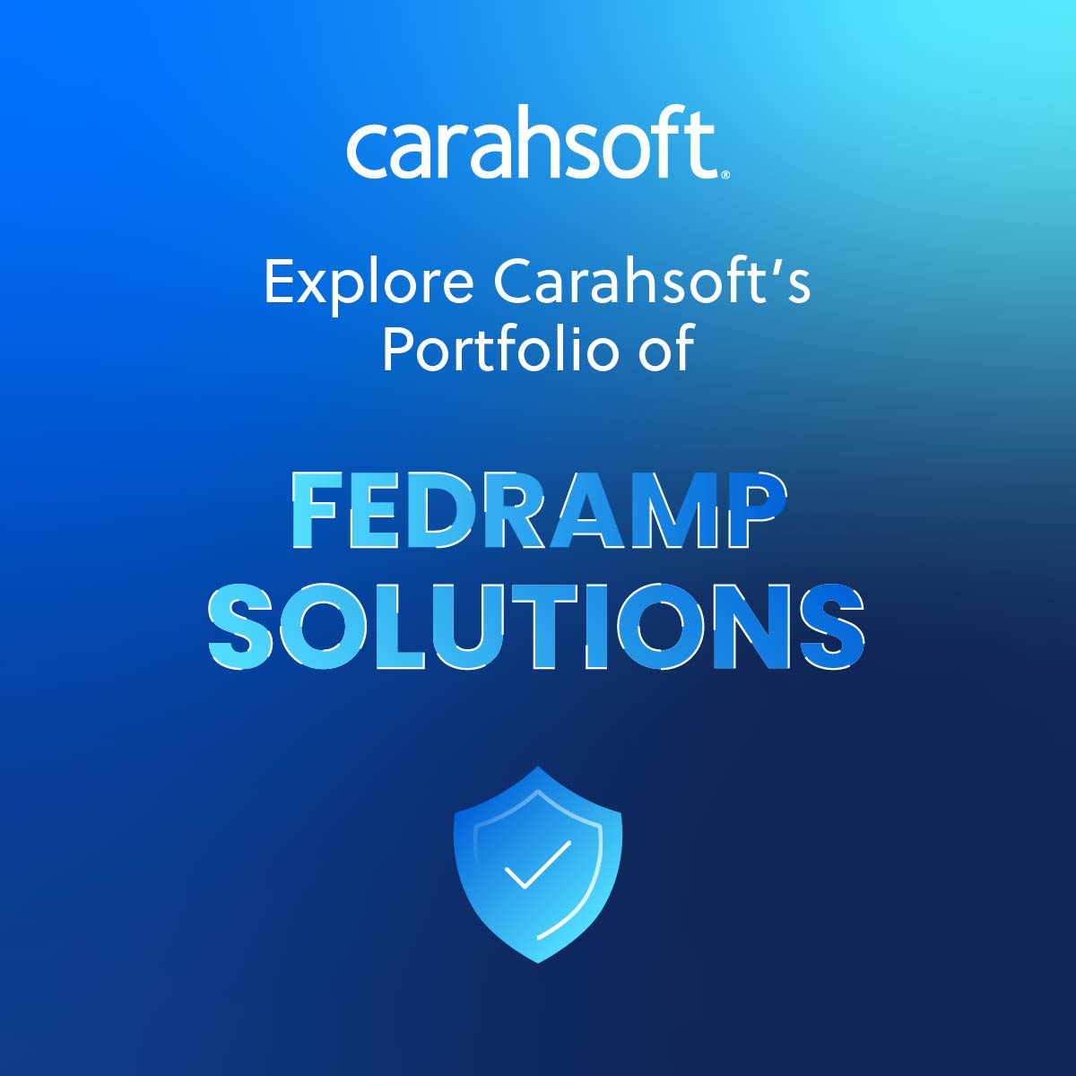 .<a href="/Carahsoft/">Carahsoft</a>'s portfolio of #FedRAMP solutions offers our Public Sector customers access to numerous offerings at three compliance designations and three impact levels… Explore our partner marketplace and see the latest FedRAMP news and portfolio updates from our vendor partners: